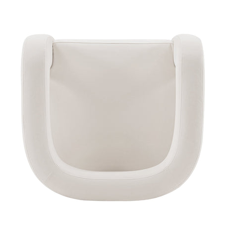 Amirah Accent Chair in White (set of 2) by Manhattan Comfort at Eve Furniture