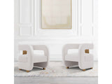 Amirah Accent Chair in White (set of 2) by Manhattan Comfort at Eve Furniture
