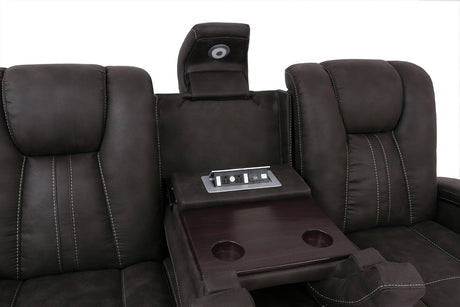Amirah Dark Gray Sofa by Furniture of America at Eve Furniture