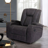 Amirah Dark Gray Glider Recliner by Furniture of America at Eve Furniture