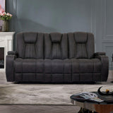Amirah Dark Gray Sofa by Furniture of America at Eve Furniture