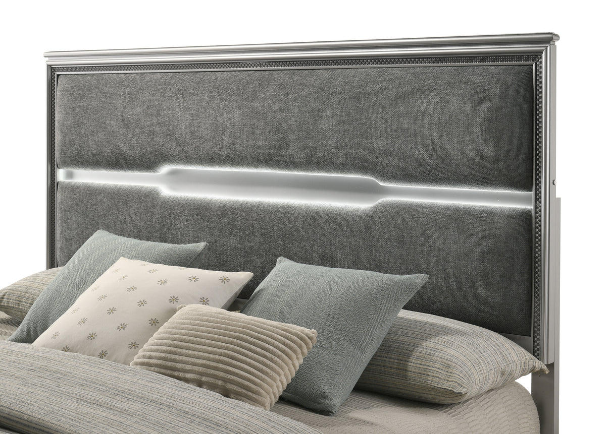 Amiri Grey Bedroom Set by New Era Innovations at Eve Furniture
