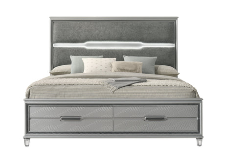 Amiri Grey Bedroom Set by New Era Innovations at Eve Furniture
