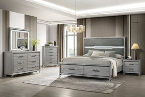Amiri Grey Bedroom Set by New Era Innovations at Eve Furniture