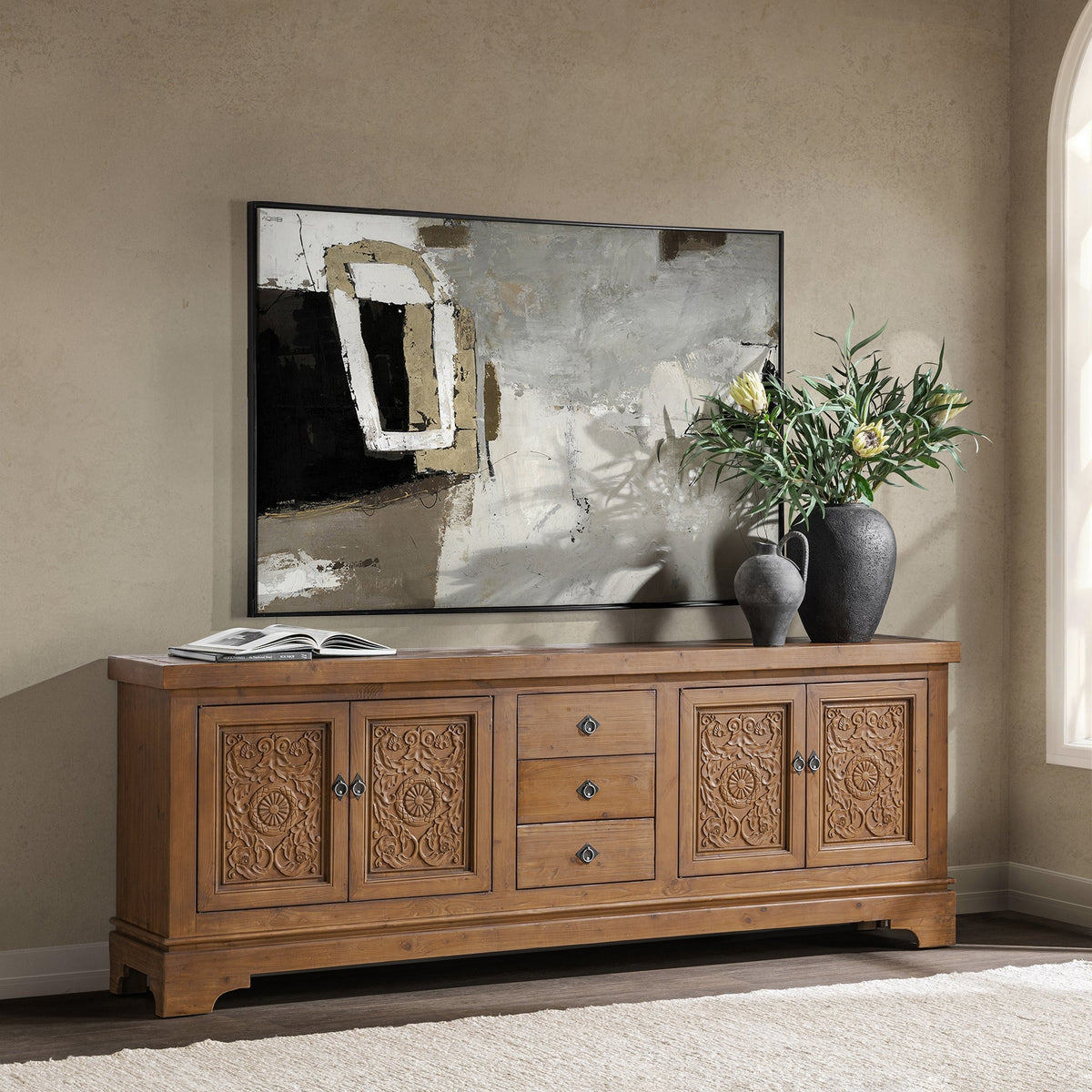 Amita 3 Drawer Cabinet by Classic Home at Eve Furniture