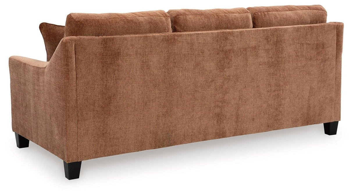 Amity Bay Clay Queen Sofa LAF Chaise Sleeper by Ashley at Eve Furniture