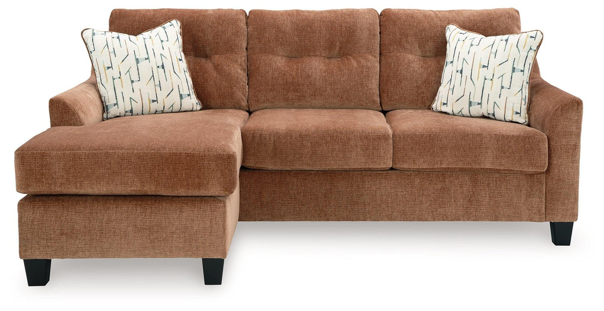 Amity Bay Clay Sofa Chaise by Ashley at Eve Furniture