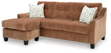 Amity Bay Clay Sofa Chaise by Ashley at Eve Furniture
