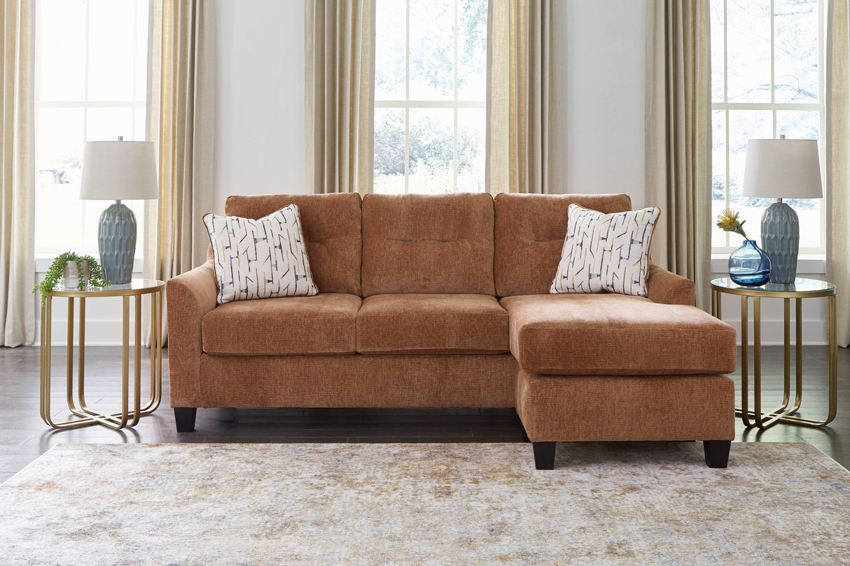 Amity Bay Clay Sofa Chaise by Ashley at Eve Furniture