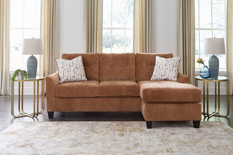 Amity Bay Clay Sofa Chaise by Ashley at Eve Furniture