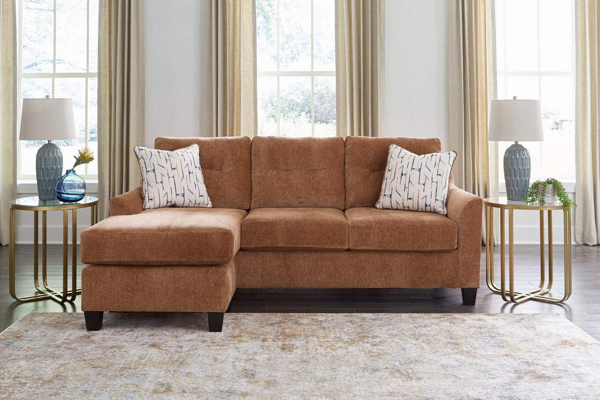 Amity Bay Clay Sofa Chaise by Ashley at Eve Furniture