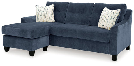 Amity Bay Ink Queen Sofa LAF Chaise Sleeper by Ashley at Eve Furniture