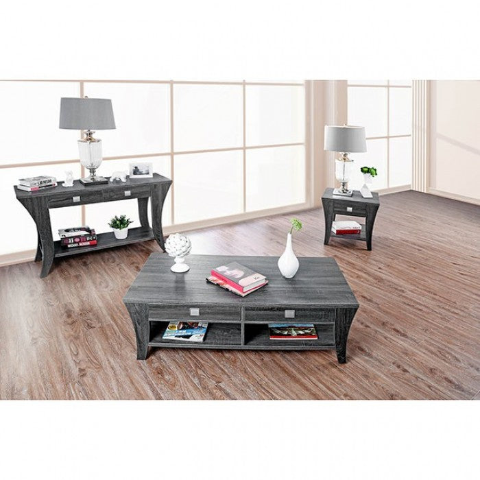 Amity Gray End Table by Furniture of America at Eve Furniture