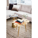 Amoeba Gold Side Table