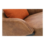Amos Leather Accent Chair by Moe's Home at Eve Furniture