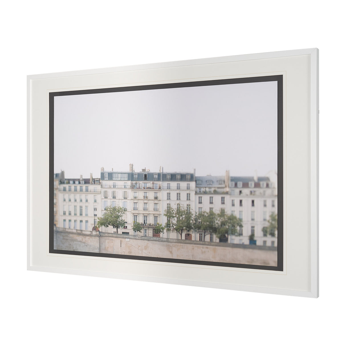 Amour de la Ville by Irene Suchocki a Hand Embellished Textured Framed Art Photo Matted under Glass by Mercana at Eve Furniture
