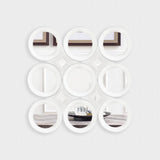 Amphion Star Whitewashed Wood Frame Mirror by Mercana at Eve Furniture