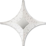 Amphion Star Whitewashed Wood Frame Mirror by Mercana at Eve Furniture