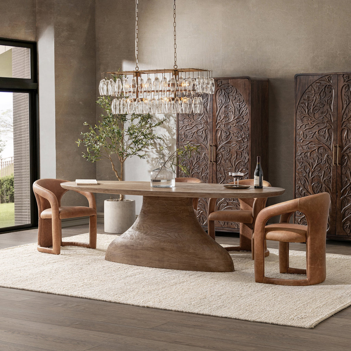 Amra Dining Table by Classic Home at Eve Furniture