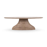 Amra Sandstone Greige Dining Table by Classic Home at Eve Furniture