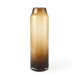 Amrita 4.8L x 4.8W x 16.0H Golden Brown Glass Vase by Mercana at Eve Furniture