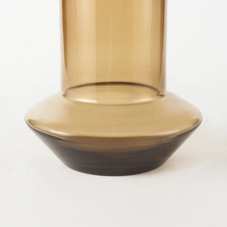 Amrita Golden Brown Glass Vase by Mercana at Eve Furniture