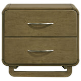 Amsbury Nutmeg 2-Drawer Nightstand by Coaster at Eve Furniture