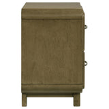 Amsbury Nutmeg 2-Drawer Nightstand by Coaster at Eve Furniture