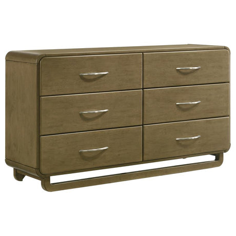 Amsbury Nutmeg 5-Piece Eastern King Bedroom Set by Coaster at Eve Furniture