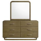 Amsbury Nutmeg 6-drawer Dresser and Mirror by Coaster at Eve Furniture