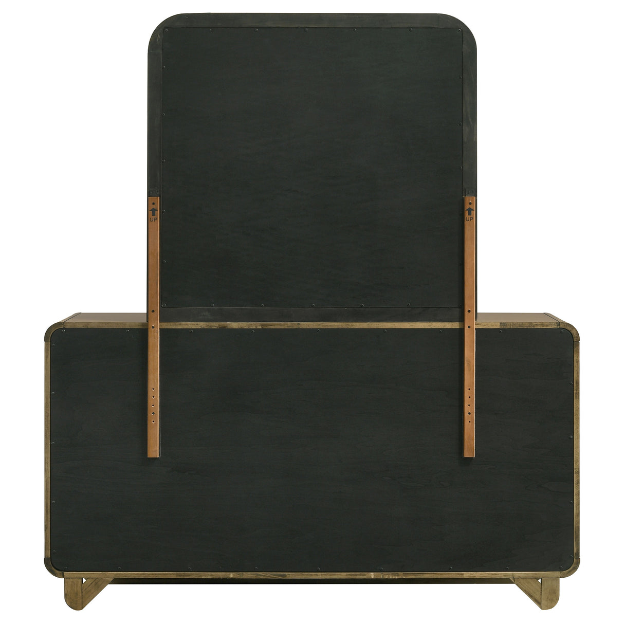 Amsbury Nutmeg 6-drawer Dresser and Mirror by Coaster at Eve Furniture