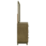 Amsbury Nutmeg 6-drawer Dresser and Mirror by Coaster at Eve Furniture