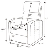 Amsdell Black Power Lift Recliner by Coaster at Eve Furniture