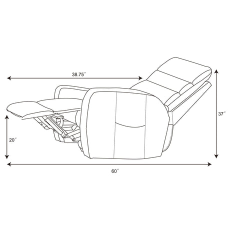Amsdell Black Power Lift Recliner by Coaster at Eve Furniture