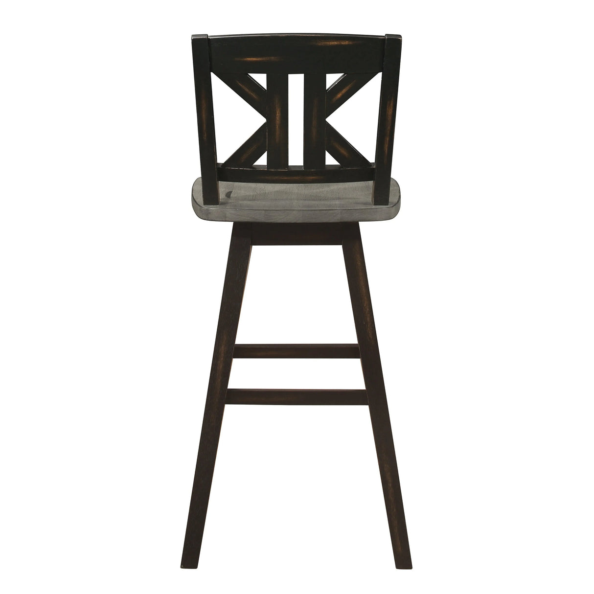 Amsonia Black Swivel Pub Counter Height Chairs, Set of 2 by Homelegance at Eve Furniture