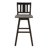 Amsonia Black Swivel Pub Counter Height Chairs, Set of 2 by Homelegance at Eve Furniture