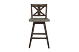 Amsonia Gray/Black Counter Height Set by Homelegance at Eve Furniture