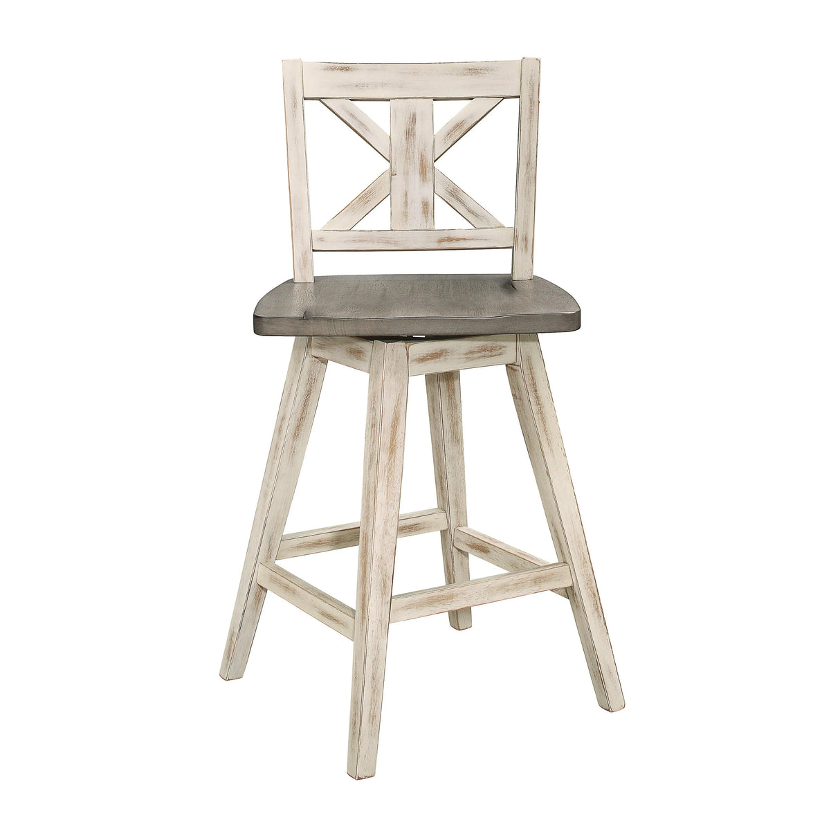 Amsonia Gray/White Counter Height Set by Homelegance at Eve Furniture