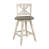 Amsonia Gray/White Counter Height Set by Homelegance at Eve Furniture