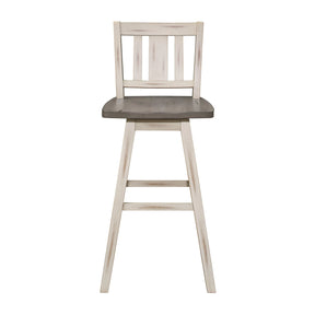 Amsonia White Swivel Pub Counter Height Chairs, Set of 2 by Homelegance at Eve Furniture