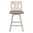 Amsonia White Swivel Pub Counter Height Chairs, Set of 2 by Homelegance at Eve Furniture