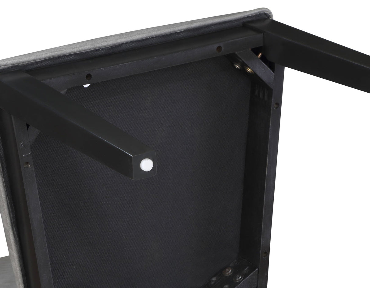 Amy Black/Gray Round Dining Room Set by Steve Silver at Eve Furniture