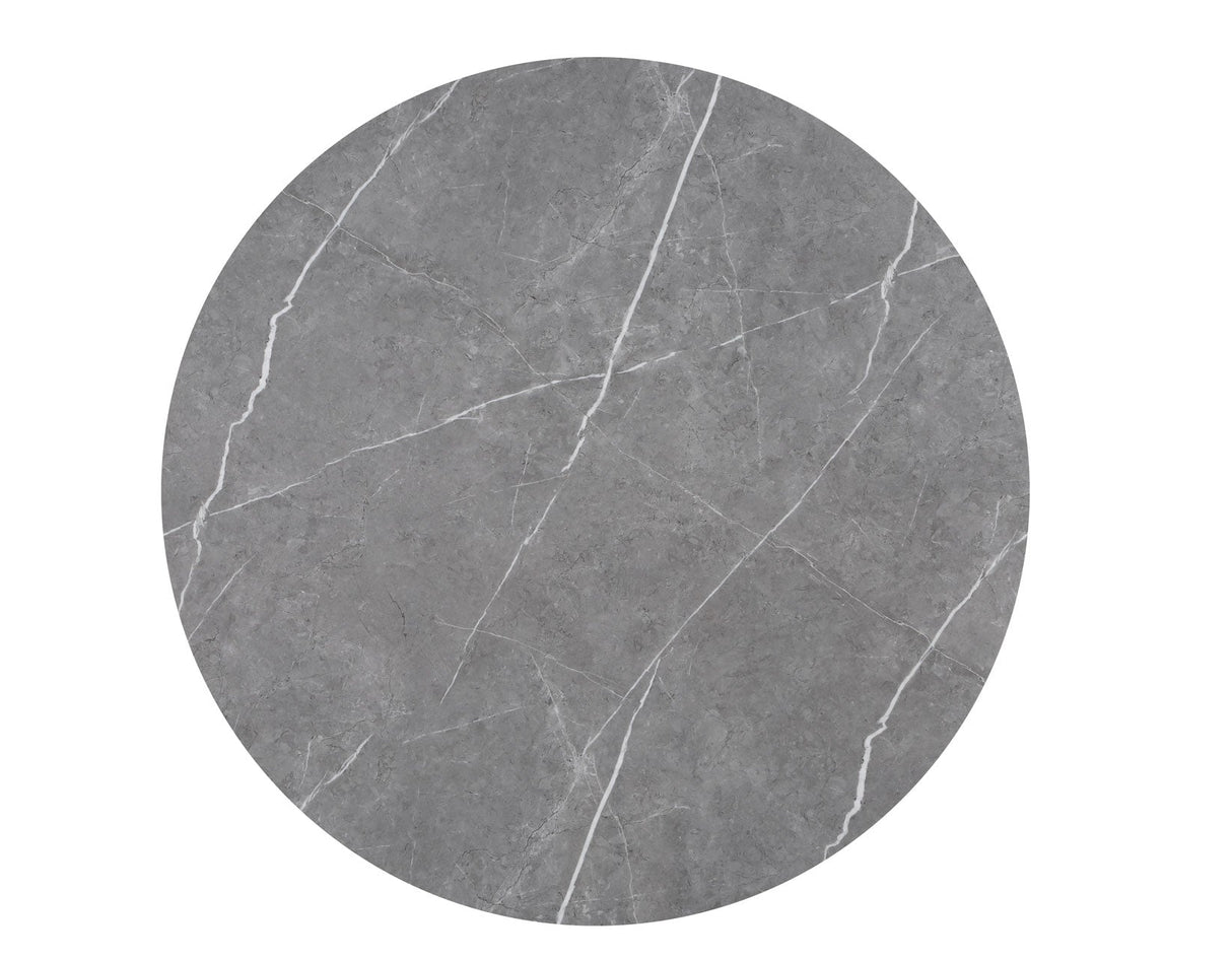 Amy Black/Gray Round Dining Room Set by Steve Silver at Eve Furniture