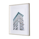 An Ornate Touch by Mercana Studio a Hand Embellished Textured Framed Art Photo Matted under Glass by Mercana at Eve Furniture