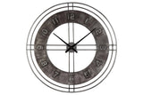 Ana Sofia Antique Gray Wall Clock by Ashley at Eve Furniture