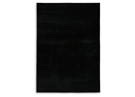 Anaben Black 5' x 7' Rug by Ashley at Eve Furniture