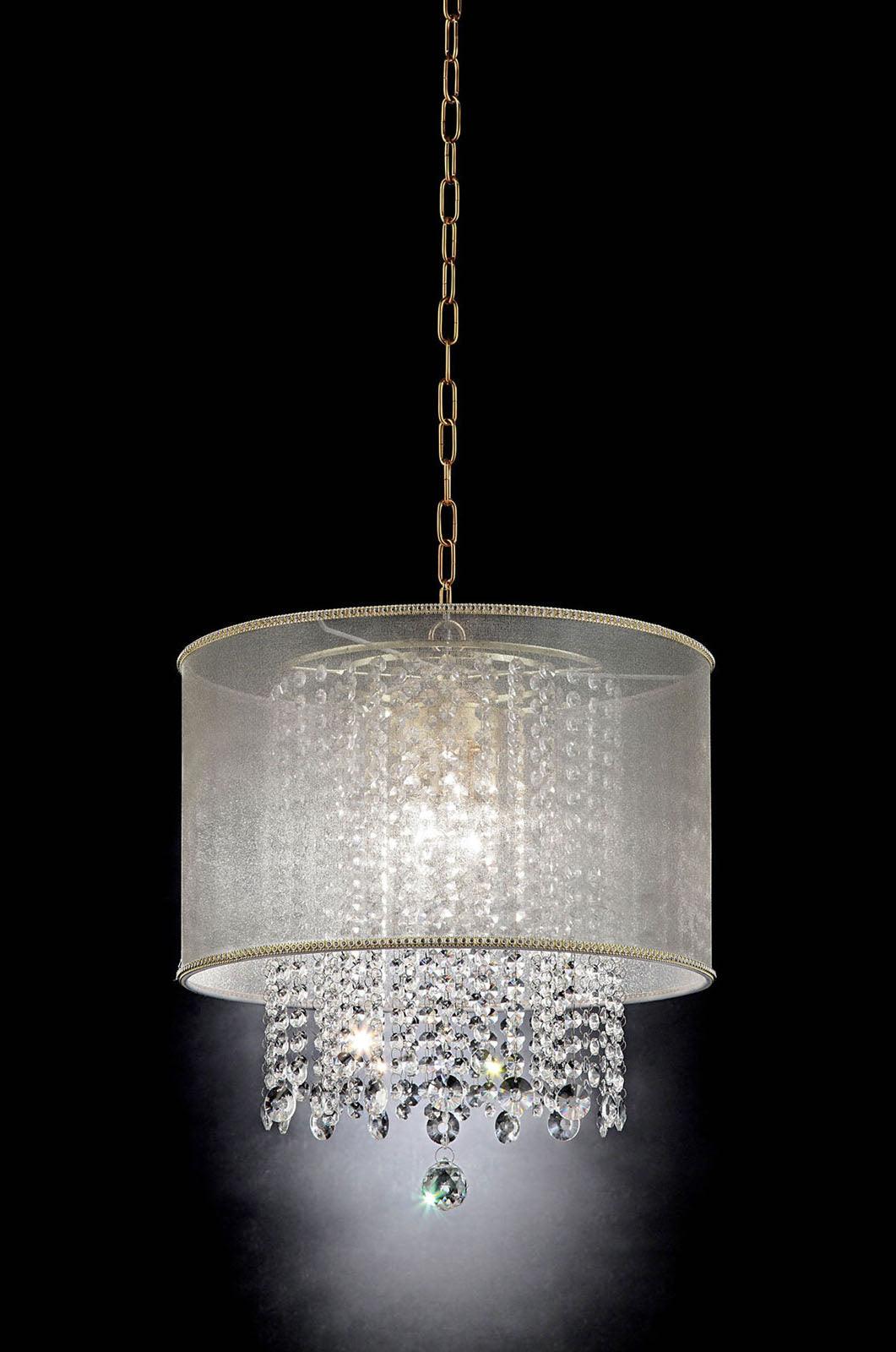 Ana Gold Ceiling Lamp by Furniture of America at Eve Furniture