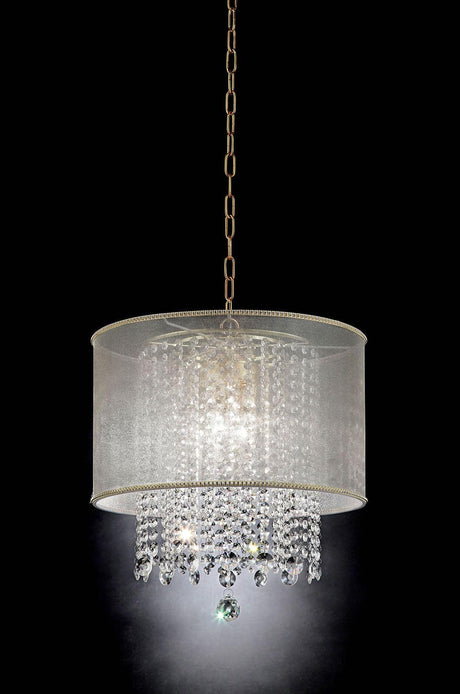 Ana Gold Ceiling Lamp by Furniture of America at Eve Furniture