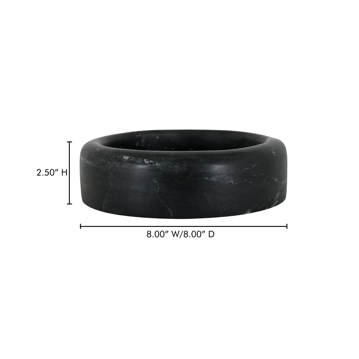 Anais Black Marble Catchall by MOES at Eve Furniture