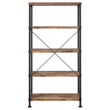 Analiese Antique Nutmeg 4-Shelf Bookcase